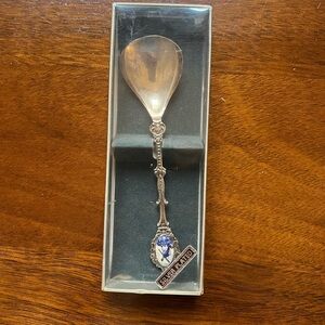 Vintage Delft Windmill Souvenir Spoon - Silver Plated
